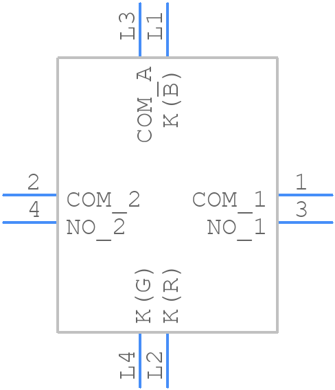 228CDVARGBF - CTS - PCB symbol