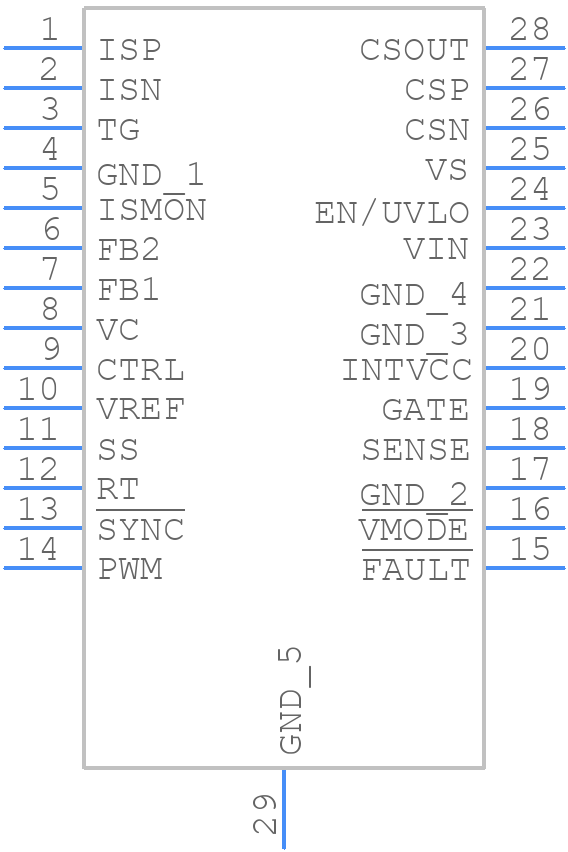 LT3796EFE#PBF - Analog Devices - PCB symbol