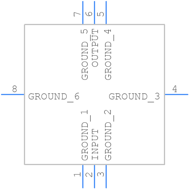 RHP-44+ - Mini-Circuits - PCB symbol