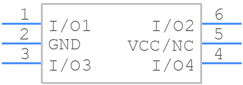 RClamp0504FA - SEMTECH - PCB symbol