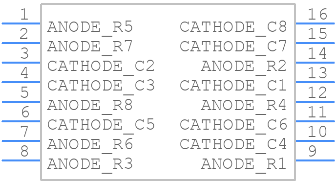 OSL641505-BB - OptoSupply - PCB symbol
