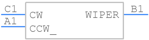 TS53YJ504MR10 - Vishay - PCB symbol