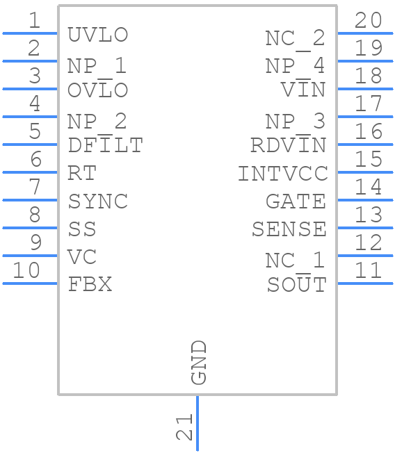 LT8310EFE#PBF - Analog Devices - PCB symbol