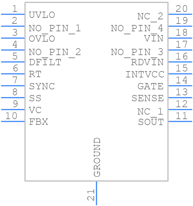 LT8310EFE#PBF - Analog Devices - PCB symbol