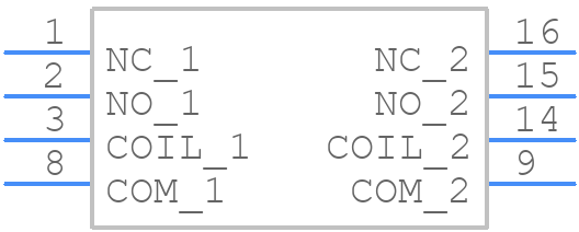 HB2E-DC12V - Panasonic - PCB symbol