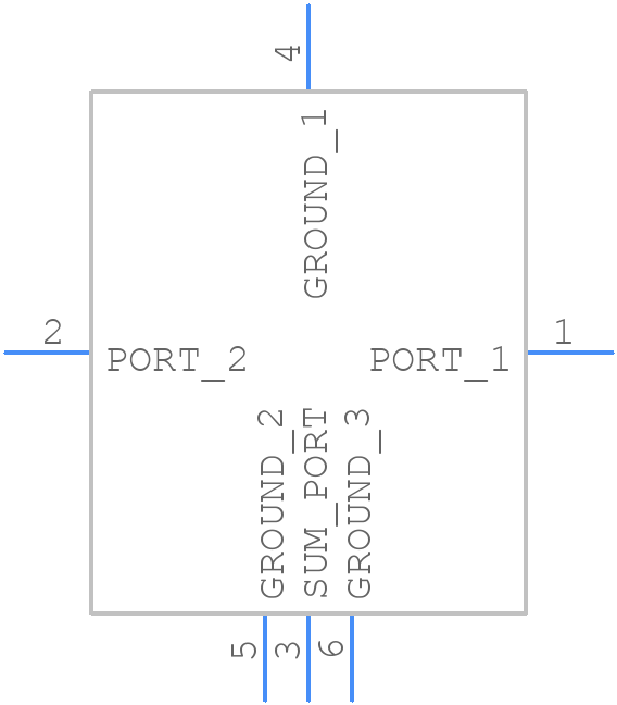 SYPS-2-1+ - Mini-Circuits - PCB symbol