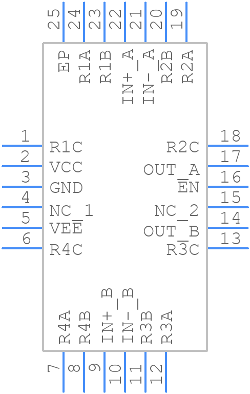 PINA1620RTWT - Texas Instruments - PCB symbol
