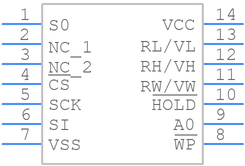 X9421YV14IZ-2.7T1 - Renesas Electronics - PCB symbol