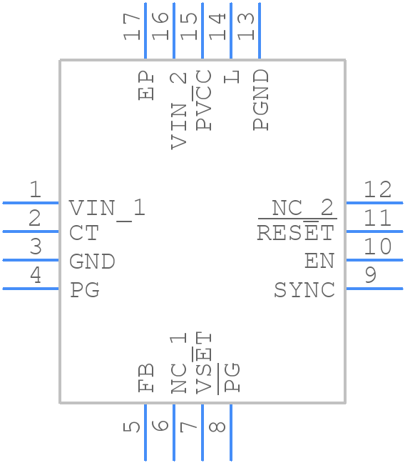 ISL6410IR-TK - Renesas Electronics - PCB symbol