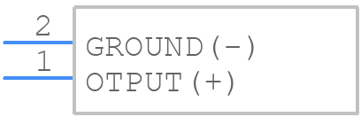POM-5046P-C3310-R - PUI Audio - PCB symbol