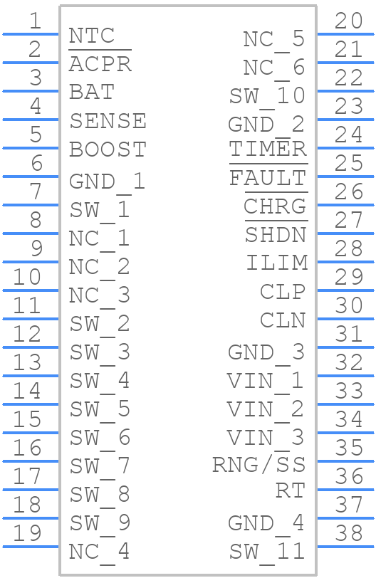 LT3651EUHE-8.4#PBF - Analog Devices - PCB symbol