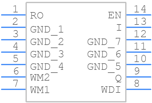TLE7273-2G V33 - Infineon - PCB symbol