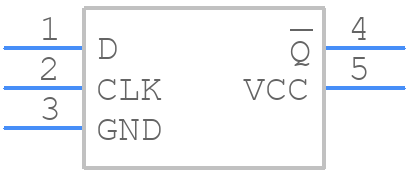 SN74LVC1G80DCKRE4 - Texas Instruments - PCB symbol