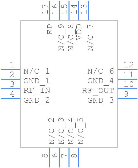 CMD270P3 - Qorvo - PCB symbol