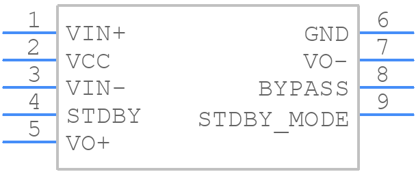 TS4994IJT - STMicroelectronics - PCB symbol