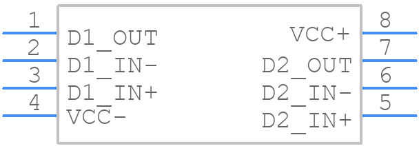 THS6052IDRG4 - Texas Instruments - PCB symbol