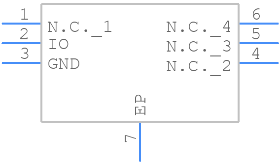DS28EL15Q+U - Analog Devices - PCB symbol