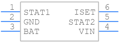 LP4057B6F - LOWPOWER - PCB symbol