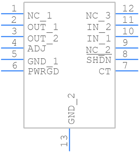 LT3013EDE#PBF - Analog Devices - PCB symbol