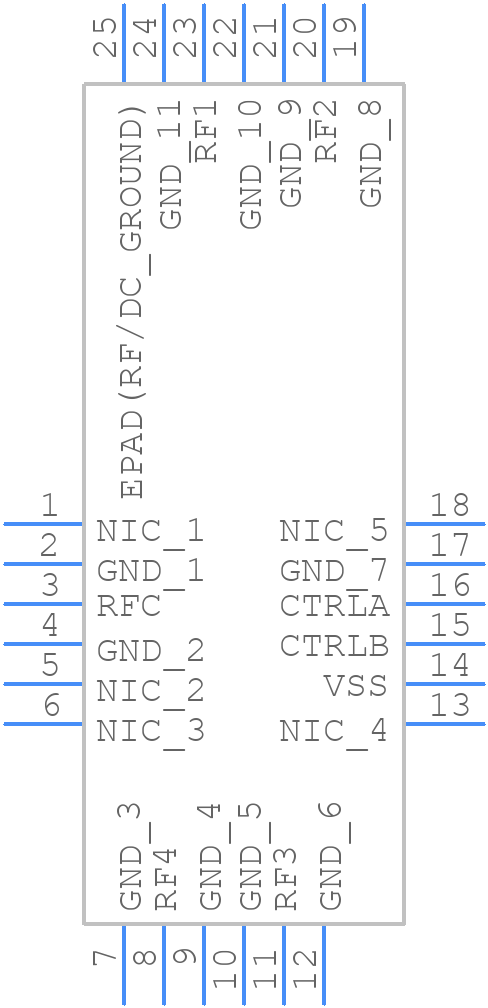 HMC641ATCPZ-EP-RL7 - Analog Devices - PCB symbol