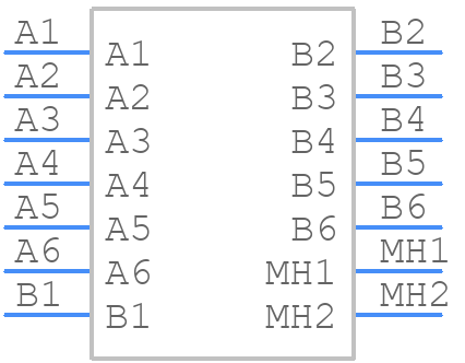 1-2013325-6 - TE Connectivity - PCB symbol