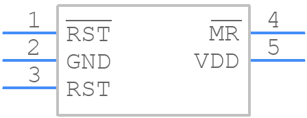MIC2775-25YM5-TR - Microchip - PCB symbol