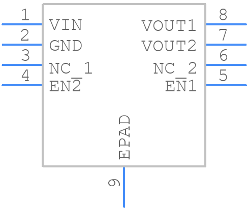MIC5355-JGYMME - Microchip - PCB symbol