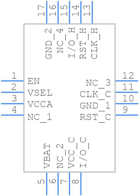 FXLP4555MPX - onsemi - PCB symbol