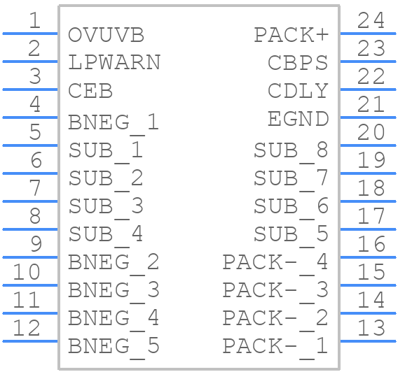 UCC3958PWP-1 - Texas Instruments - PCB symbol