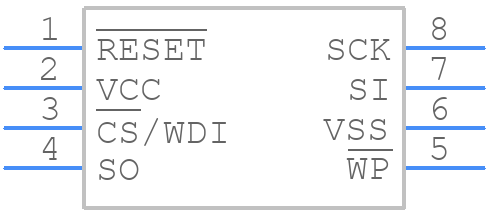 X5083V8I - Renesas Electronics - PCB symbol