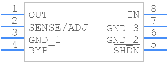 LTC1763CS8-3.3#TRPBF - Analog Devices - PCB symbol