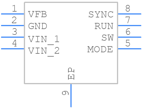 LTC3409AIDD#TRPBF - Analog Devices - PCB symbol