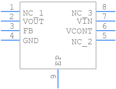 AP1155ADL - Asahi Kasei Microdevices - PCB symbol