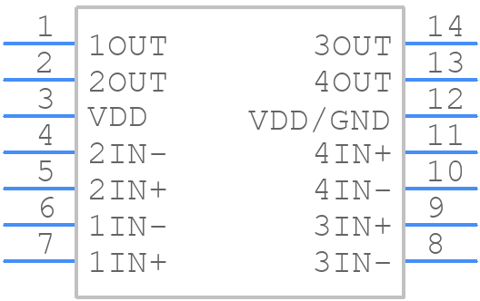 TLC354CPWR - Texas Instruments - PCB symbol