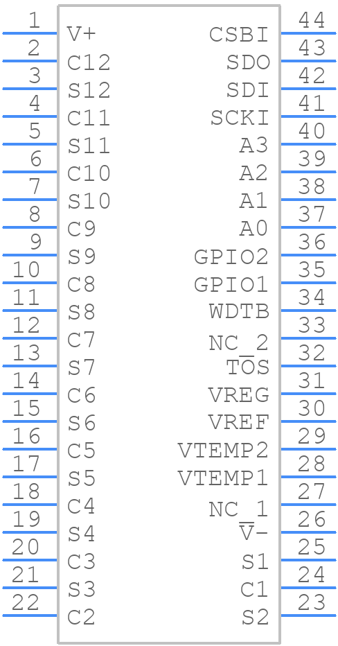 LTC6803IG-2#TRPBF - Analog Devices - PCB symbol