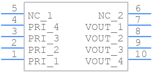 PA1260NLT - Yageo Group - PCB symbol