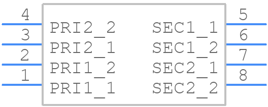 PA1283NLT - Yageo Group - PCB symbol
