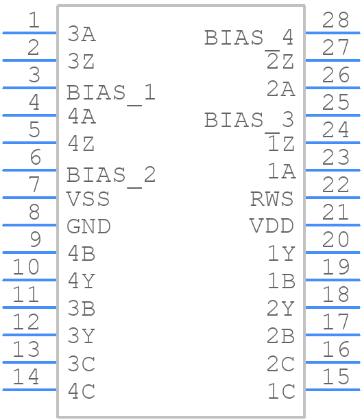 SN75LBC784DWRG4 - Texas Instruments - PCB symbol