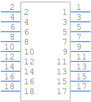 FLE-109-01-G-DV-K-TR - SAMTEC - PCB symbol