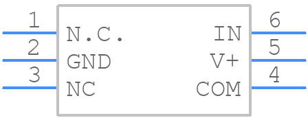 ISL54505IRUZ-T - Renesas Electronics - PCB symbol