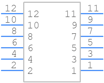 TSM-106-03-L-DV-P - SAMTEC - PCB symbol