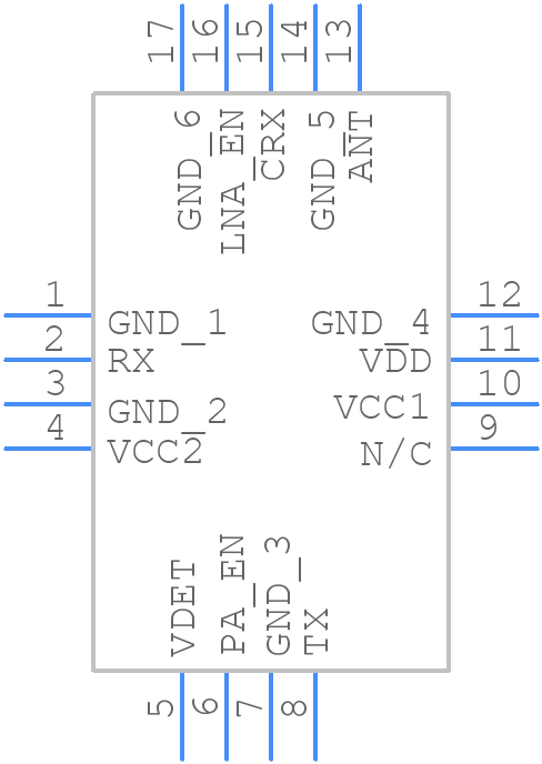 SKY85703-11 - Skyworks - PCB symbol