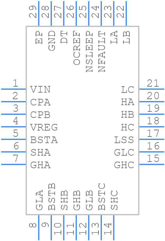 MP6531AGR-Z - Monolithic Power Systems (MPS) - PCB symbol