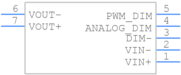 LDH-45A-500 - Mean Well - PCB symbol