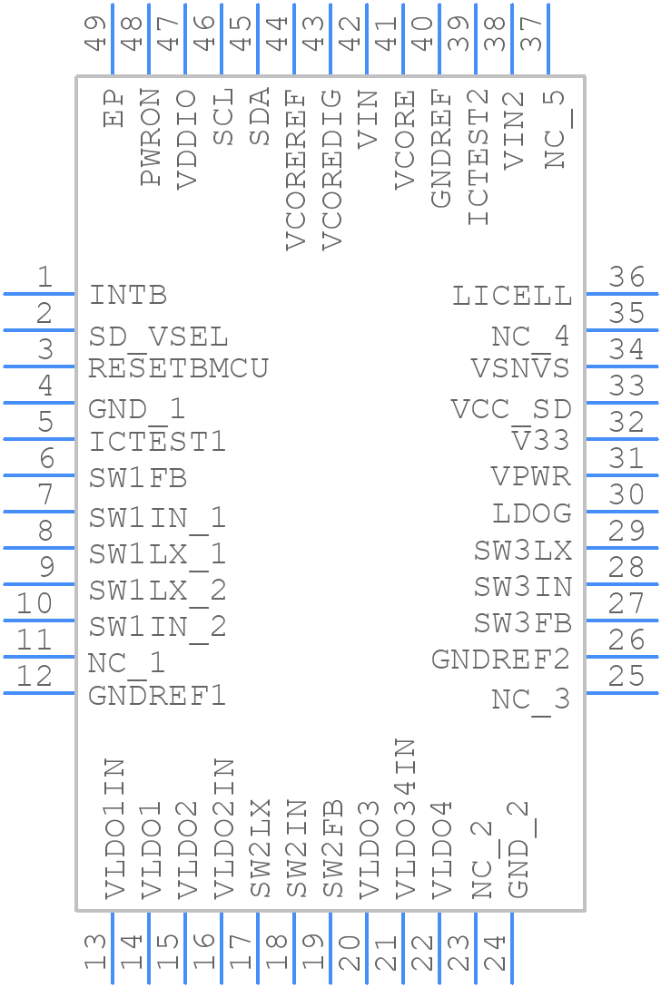 MC34PF3001A4EP - NXP - PCB symbol