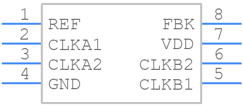 MK2304S-1ILFT - Renesas Electronics - PCB symbol