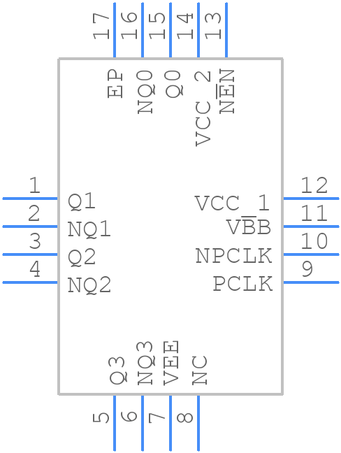 853S004AKILFT - Renesas Electronics - PCB symbol