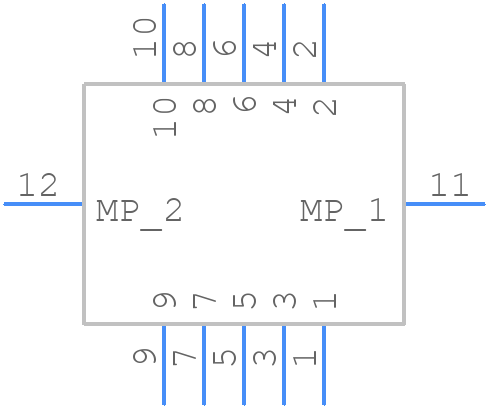 DF37NB-10DS-0.4V(75) - Hirose - PCB symbol