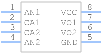 ACPL-K73A-500E - Avago Technologies - PCB symbol