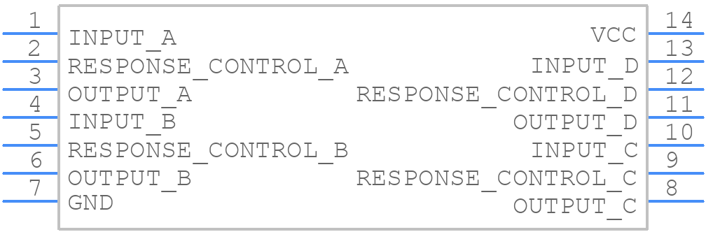 DS1489N - Texas Instruments - PCB symbol